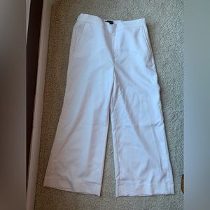 Banana Republic Rowan Wide-Leg Pant, White, Women’s size 6
